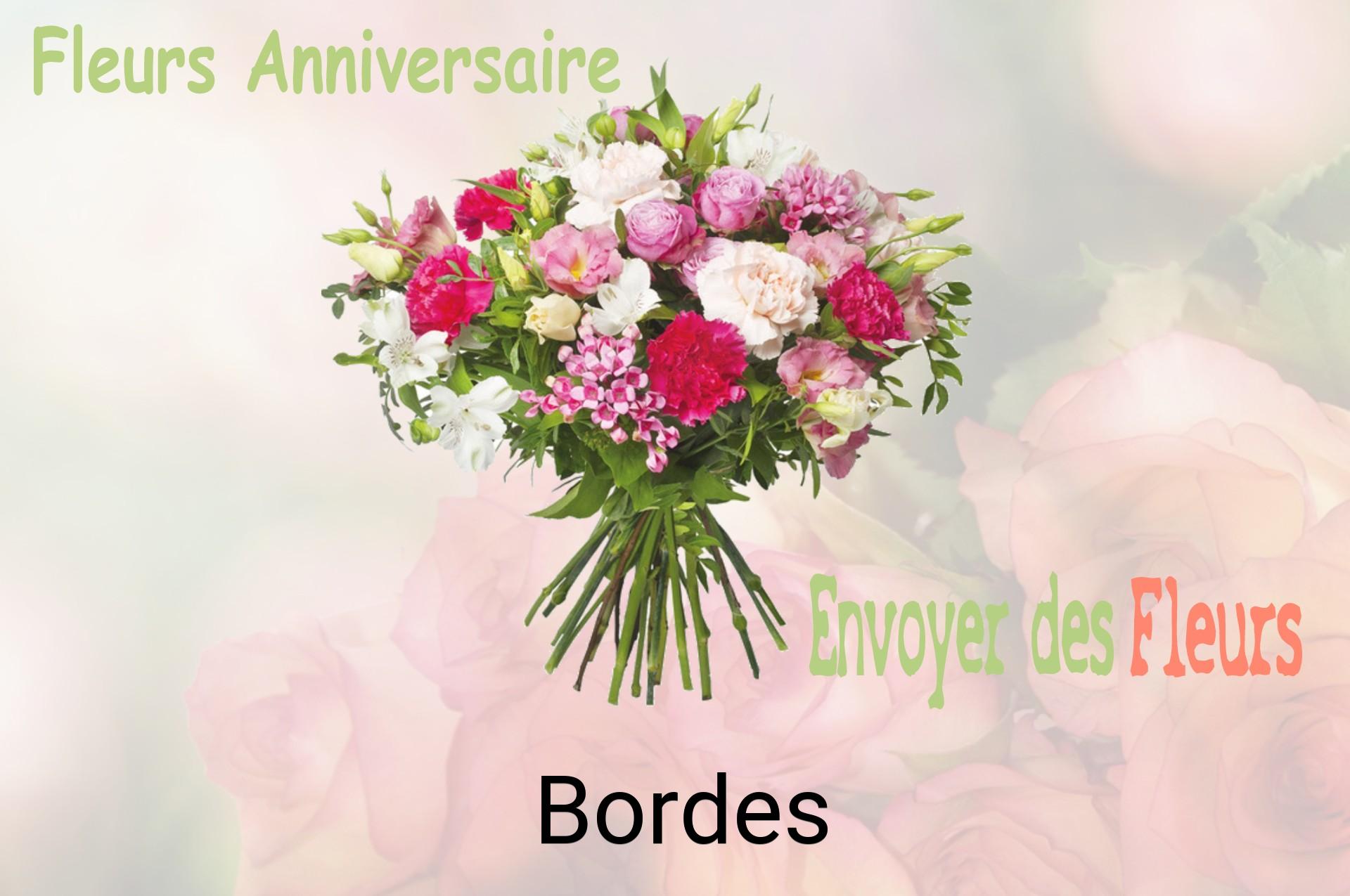 Bouquet de fleurs d’anniversaire livré à Bordes