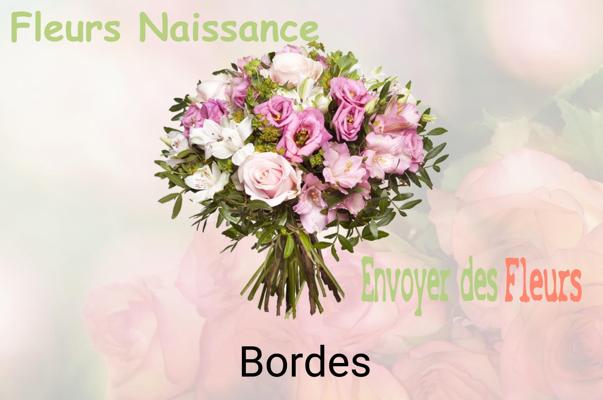 Bouquet de fleurs de naissance livré à Bordes